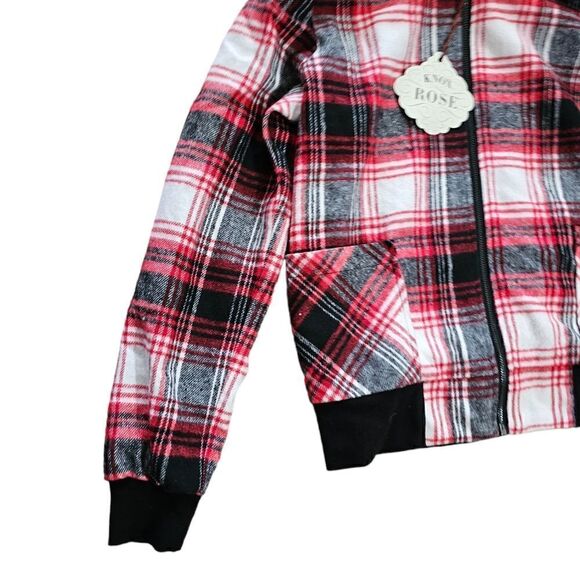 Women's KNOX ROSE Zip Front Sherpa Jacket XS - Picture 3 of 4